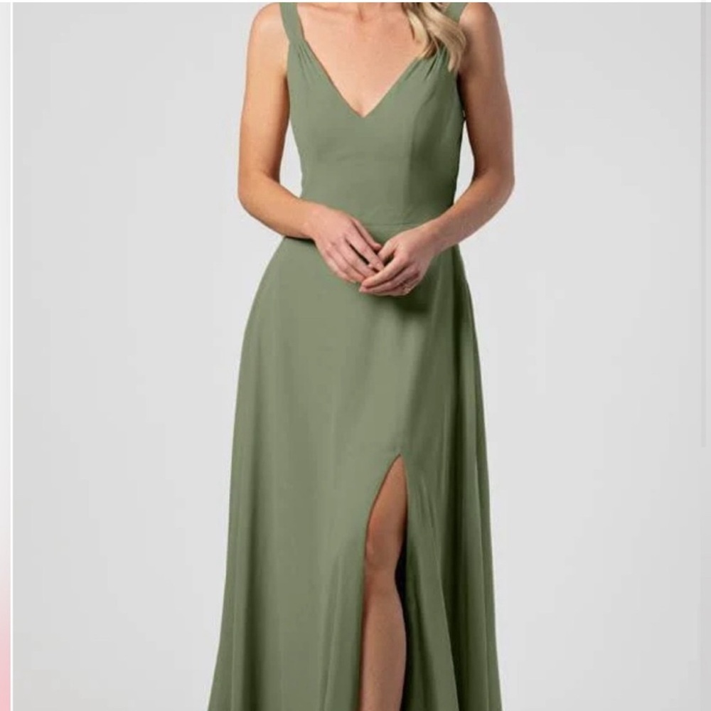 Kennedy Blue Size 4 Moss Green Bridesmaids Dress